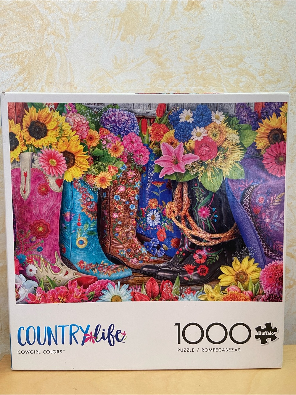 Buffalo Country Life Cowgirl Colors - 1000 Piece Puzzle